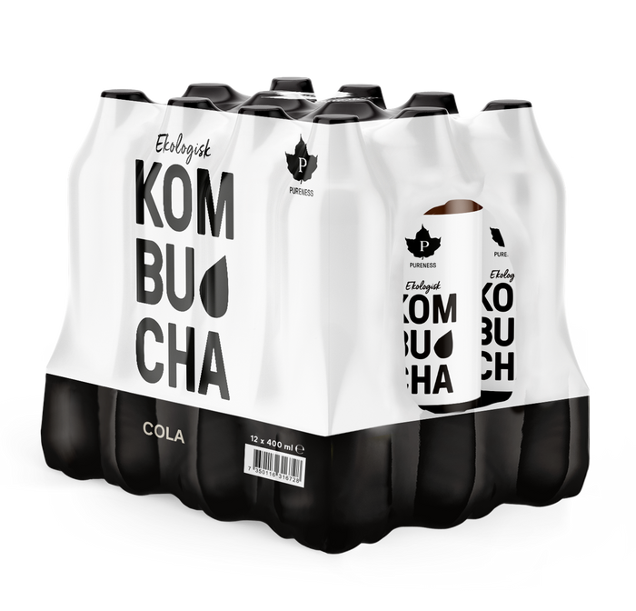 Ekologisk Kombucha Cola 400 ml x 12st