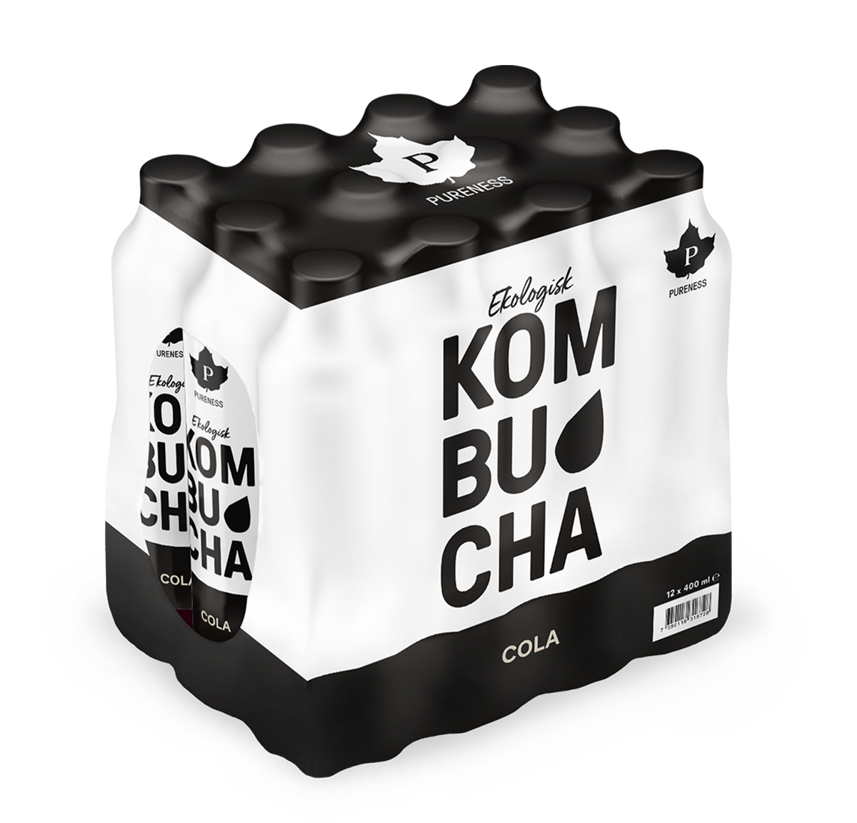 Ekologisk Kombucha Cola 400 ml x 12st