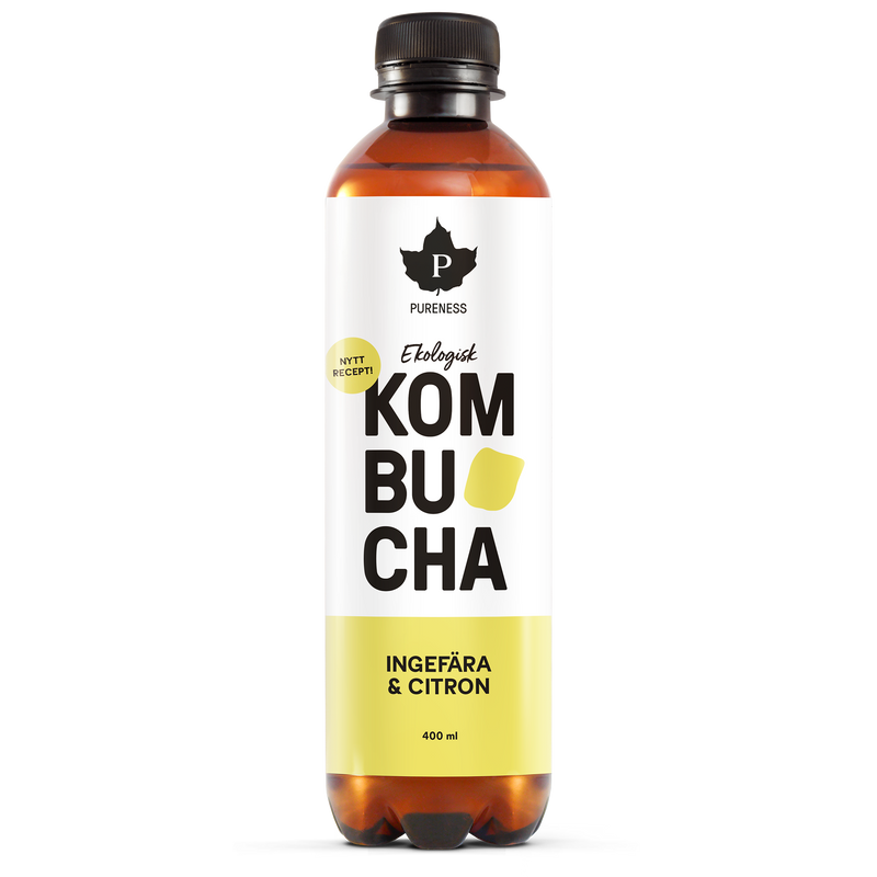 Ekologisk Kombucha Ingefära & Citron - 400 ml