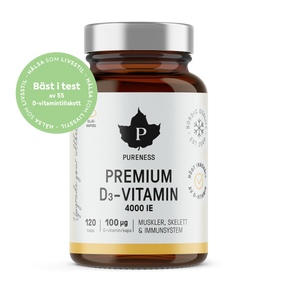 Premium D3-Vitamin 4000 IE - 120 kapslar