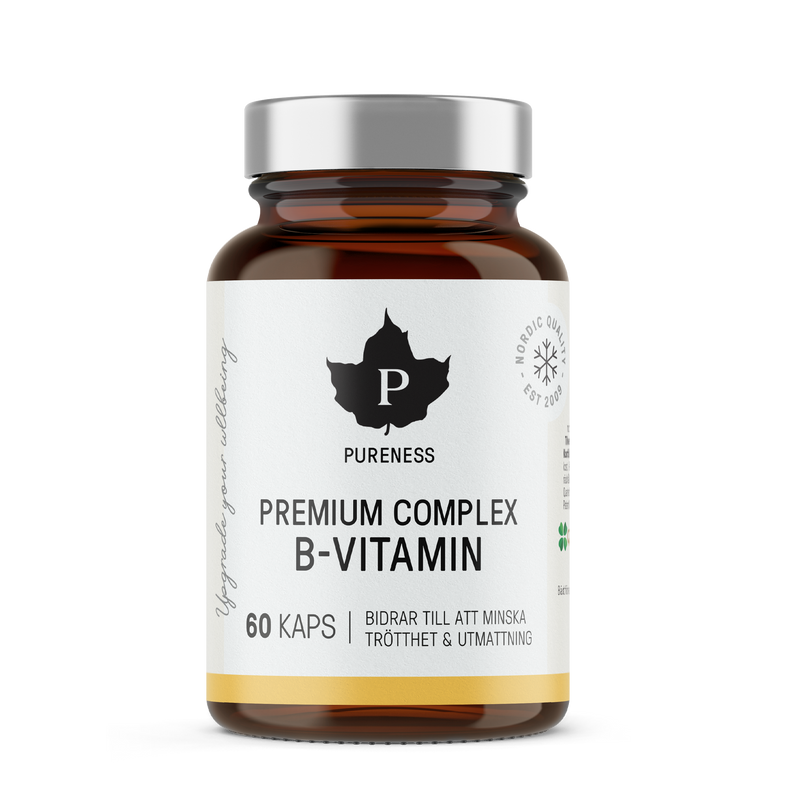 Premium Complex B-Vitamin - 60 kapslar