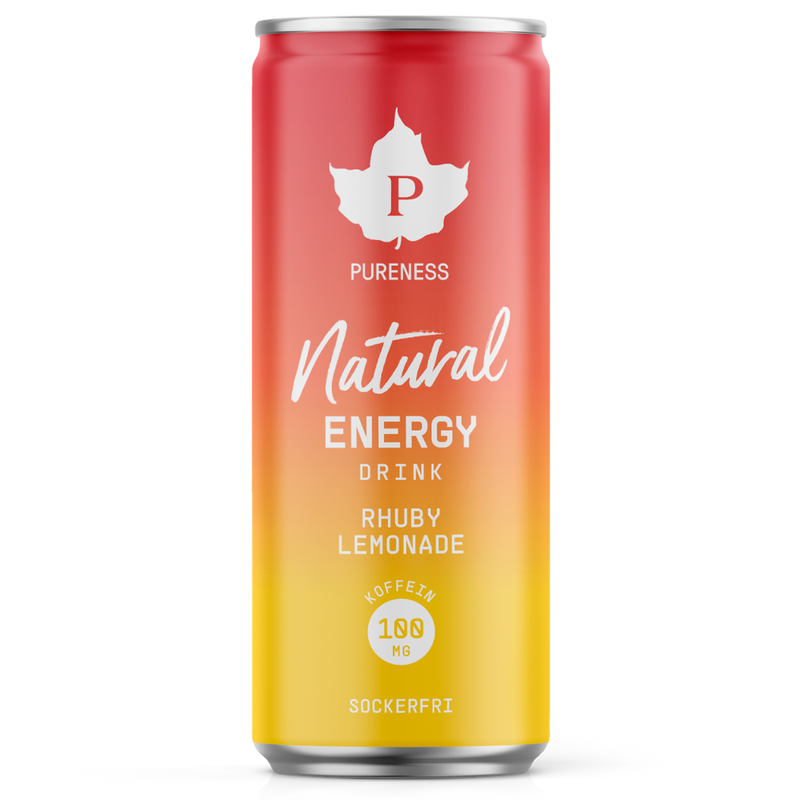 Natural Energy Drink Rhuby Lemonade - 330 ml