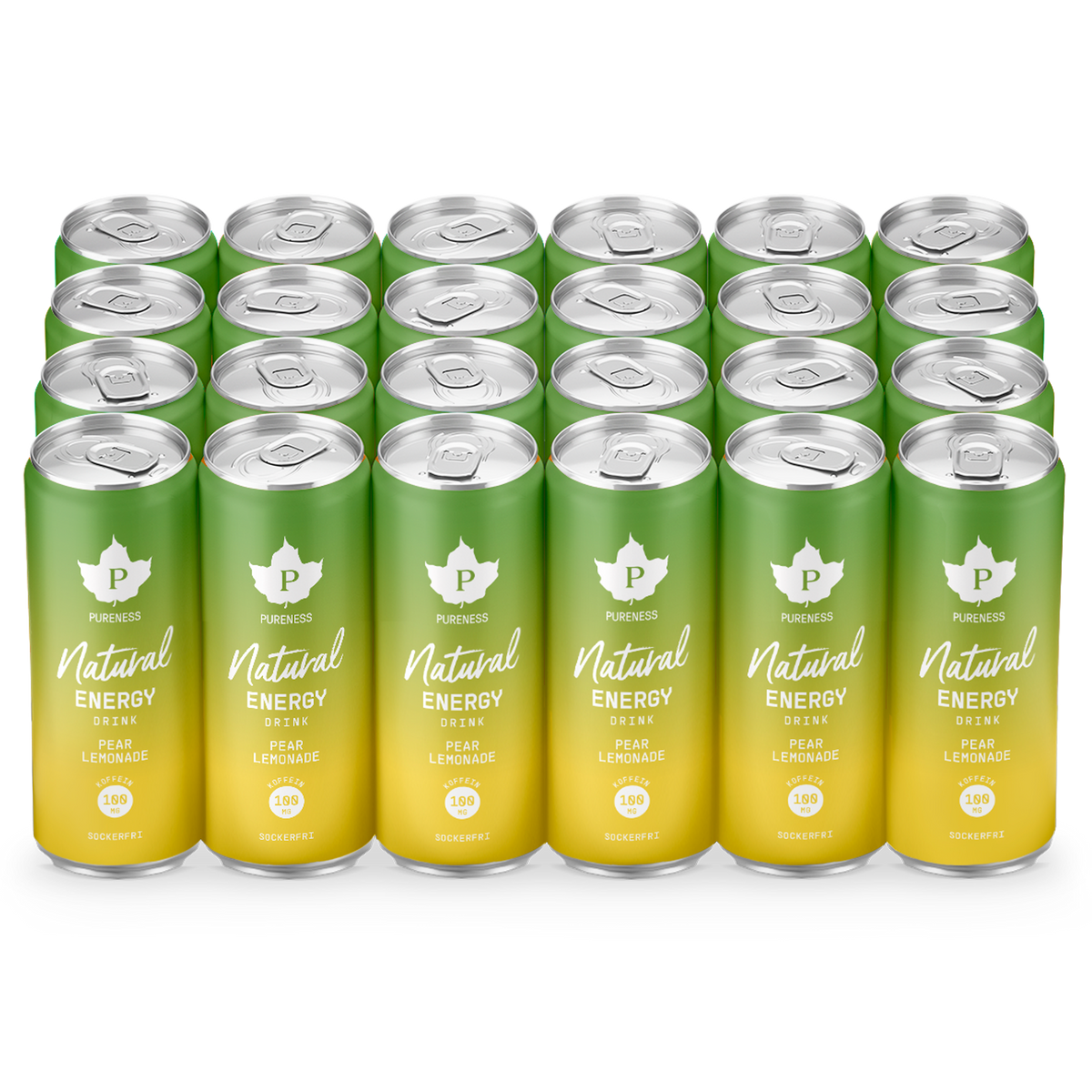 Natural Energy Drink Pear Lemonade - 330 ml x 24st