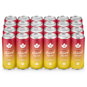 Natural Energy Drink Rhuby Lemonade - 330 ml x 24st